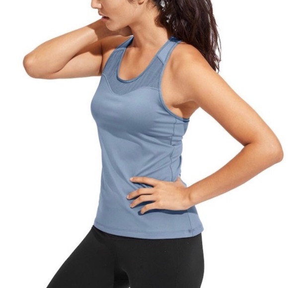 ATHLETA | Spiral Support Tank | Blue-gray | S - Picture 2 of 5